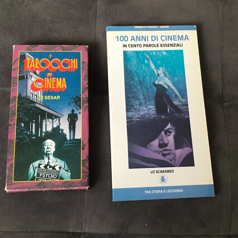 Tarocchi del Cinema w/ Guidebook Italian Language Major Arcana Deck